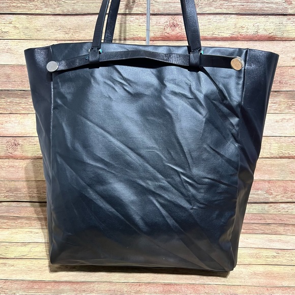 Tiffany & Co. Black Leather Large Tote - Picture 2 of 11